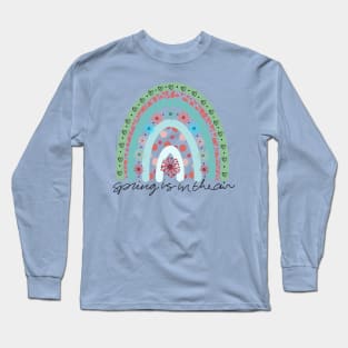 Spring is in the Air Rainbow Long Sleeve T-Shirt